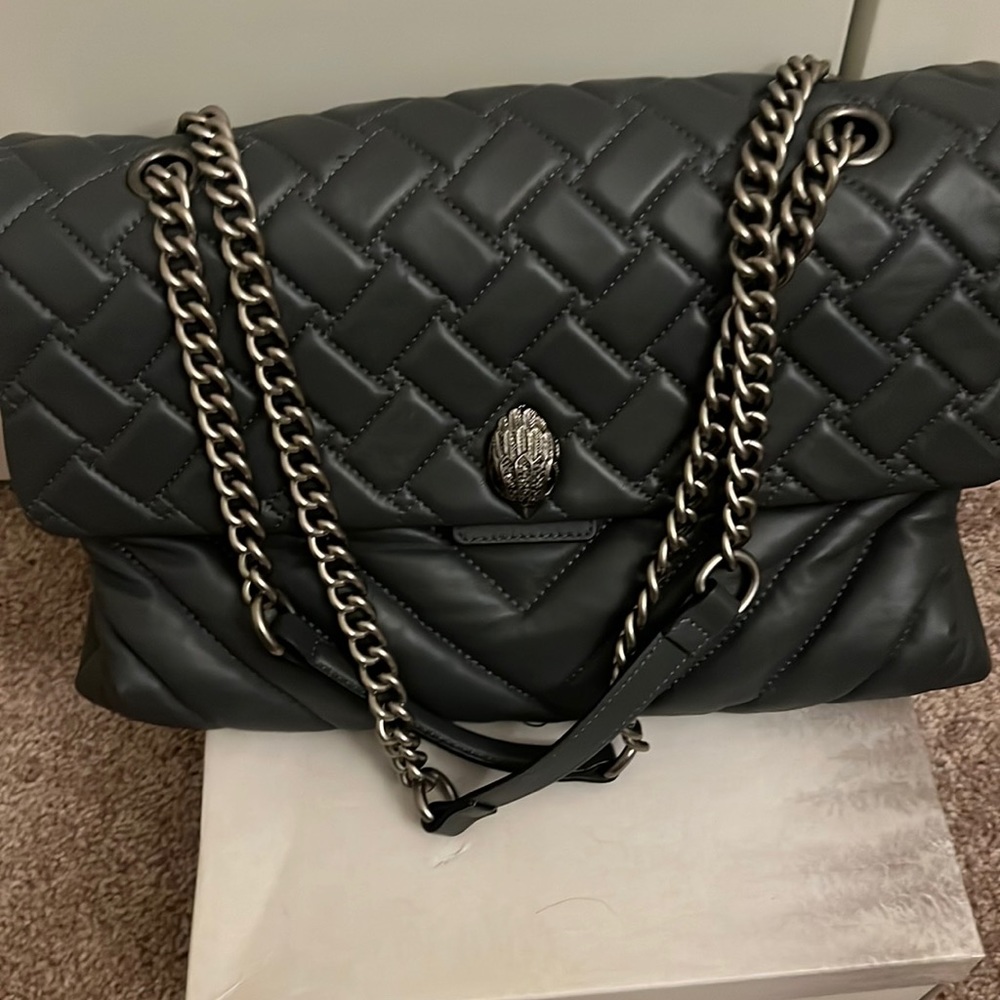 Large Kurt Geiger authentic oversized grey bag
